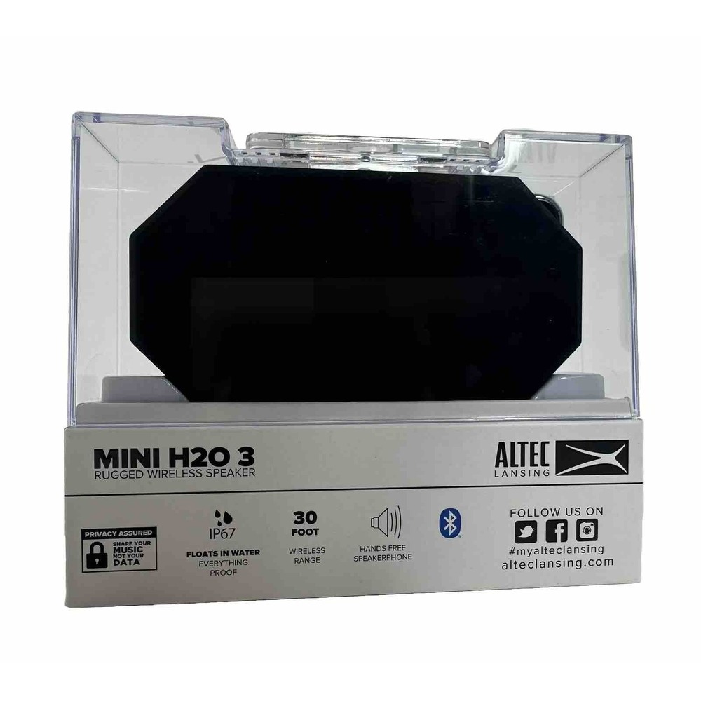 Altec Lansing Mini H20 3 Rugged Bluetooth Speaker- Realtree (Brand New Sealed) - Picture 5 of 10